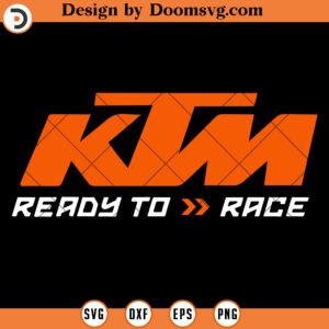 KTM Ready To Race SVG, Racing Car SVG