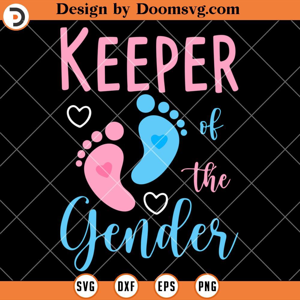 Keeper Of Gender SVG, Reveal Party SVG - Doomsvg