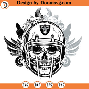 Las Vegas Raiders Skull SVG, Raiders SVG, NFL Football Team SVG Files For Cricut