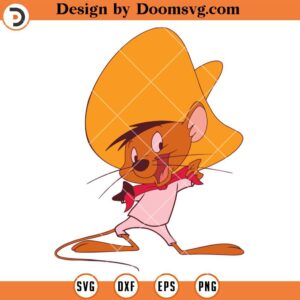 Looney Tunes Speedy Gonzales Red Hue SVG, Cartoon SVG Files For Cricut