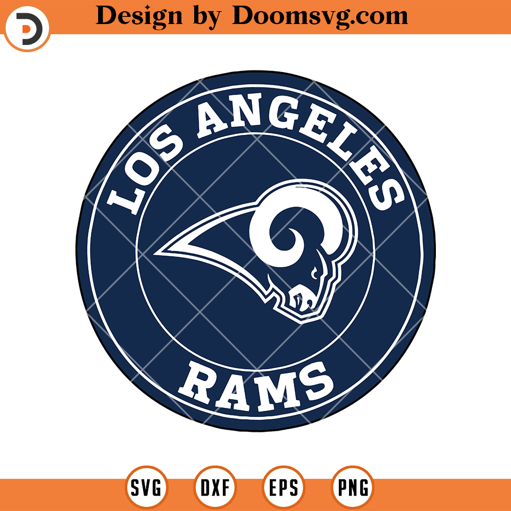 Los Angeles Rams Logo SVG, LA Rams SVG, NFL Football SVG - Doomsvg
