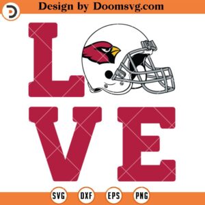 Love Arizona Cardinals SVG, Arizona Cardinals SVG, NFL Football Team Sport SVG