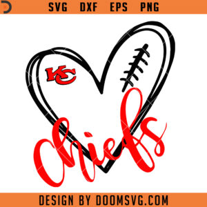 Love Chiefs SVG, Kansas City Chiefs Svg KC Logo, Sport SVG