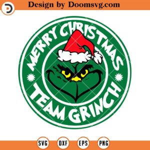 Merry Christmas Team Grinch SVG, Team Grinch, Grinch Christmas SVG