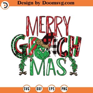 Merry Grinchmas SVG, Grinch Christmas 2023 SVG