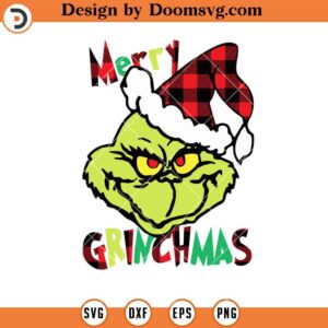 Merry Grinchmas SVG, Grinch Christmas Movies SVG