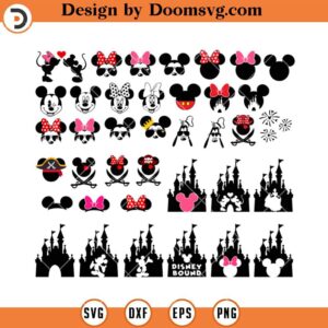 Mickey Disney Bundle SVG, Mickey Disney SVG Files For Cricut