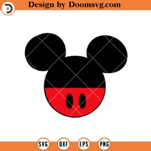 Mickey Ears SVG, Mickey Disney Cartoon SVG Files For Cricut