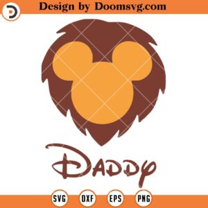 Mickey Lion King Dad SVG, Dad Shirt SVG