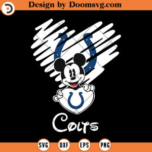 Indianapolis Colts SVG, Mickey Love Colts SVG, NFL Football Team SVG