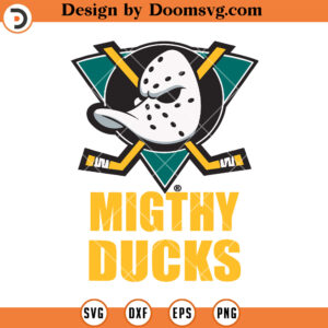 Mighty Ducks SVG, Anaheim Ducks Hockey SVG Files For Cricut