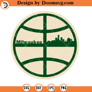 Milwaukee Basketball SVG, Milwaukee Basketball Team SVG Files For Cricut