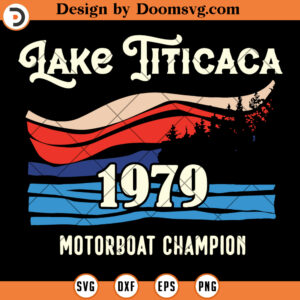 Boating 1979 Lake Titicaca Motorboat Champion SVG