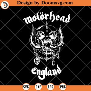 Motorhead England Logo SVG, Rock Band SVG