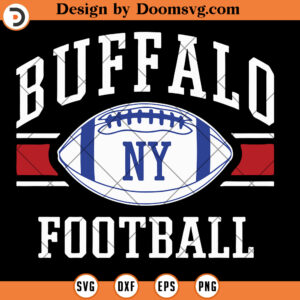 Buffalo Football SVG, NY Bills Ball SVG, New York Buffalo Football SVG