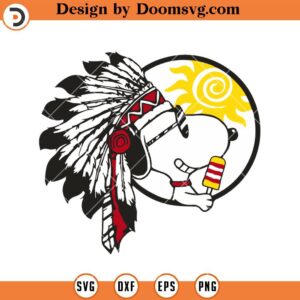 Native Snoopy SVG, Funny Snoopy SVG