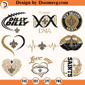 New Orleans Saints Bundle SVG, New Orleans Saints SVG, NFL Football SVG Files