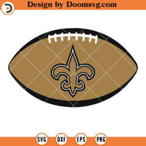 Saints SVG, New Orleans Saints Football Logo SVG, NFL Football Team SVG Files For Cricut