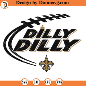 Saints SVG, New Orleans Saints Football Stitches SVG, NFL Football Team SVG Files For Cricut