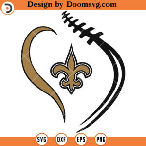 New Orleans Saints SVG, New Orleans Saints Football Stitches SVG, Football Team SVG