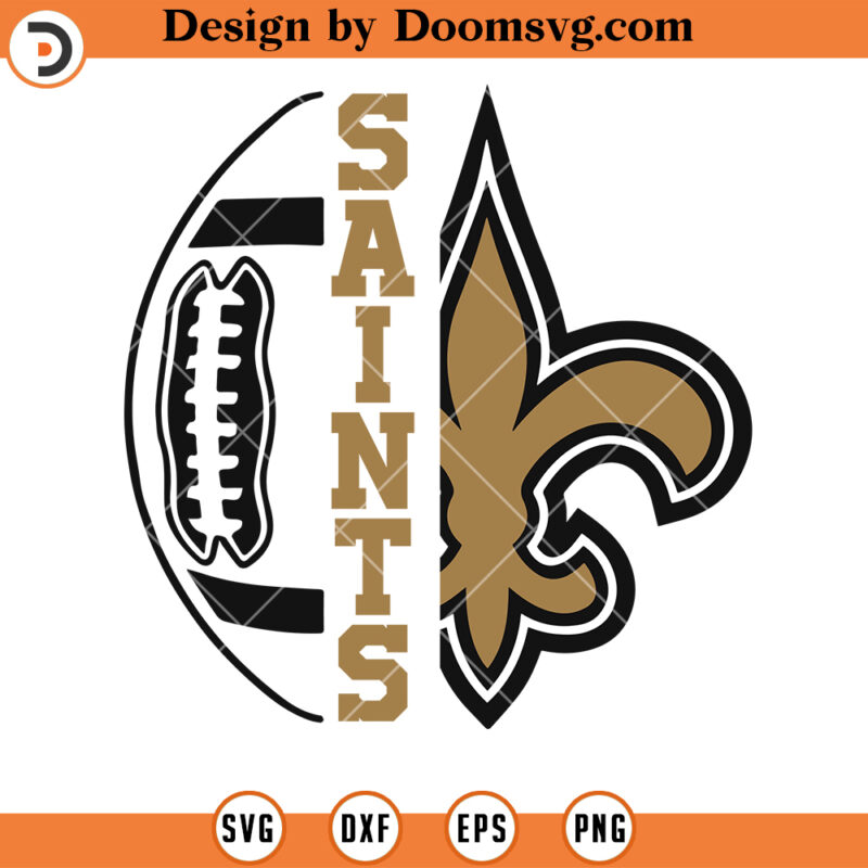 New Orleans Saints SVG, New Orleans Saints Logo Circle SVG, Football ...