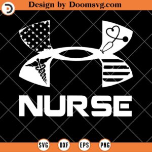 Nurse Under Amoun Logo SVG, Nurse Logo SVG, Nurse Life SVG, Nurse Shirt SVG, Nurse SVG