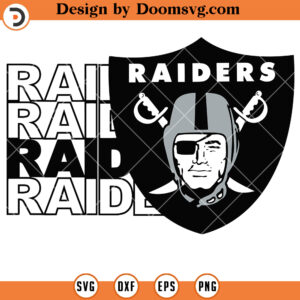 Oakland Raiders SVG,Las Vegas Raiders SVG, NFL Football Team SVG Files For Cricut