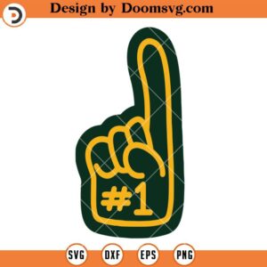 Packers No1 SVG, Green Bay Packers SVG, NFL Football Team SVG Files For Cricut