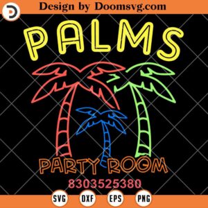 Palms Party Room SVG, Event Center SVG