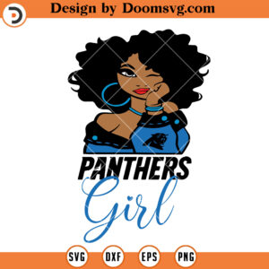 Panther Football SVG, Carolina Panther SVG, Panthers Girl SVG