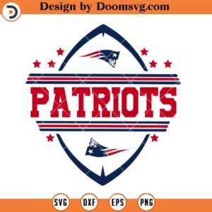 Patriots Ball Name SVG, New England Patriots SVG, Football Logo Files SVG