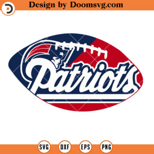 New England Patriots SVG, Patriots Ball SVG, NFL Football Team SVG Files For Cricut