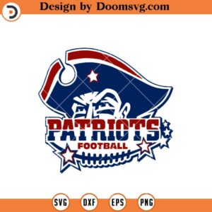 Patriots Pirate SVG, New England Patriots SVG, Football Logo Files SVG