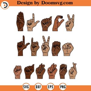 Peace Sign Black History SVG, Black Lives Matter SVG, Melanin SVG