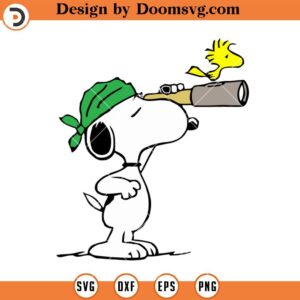 Peanuts Snoopy Pirate SVG, Cartoon Funny Snoopy SVG