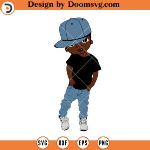 Peekaboo Cool Boy SVG, African American SVG, Black Kid SVG, Afro Child SVG