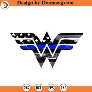 Police Wonder Woman Logo SVG, Police Logo SVG