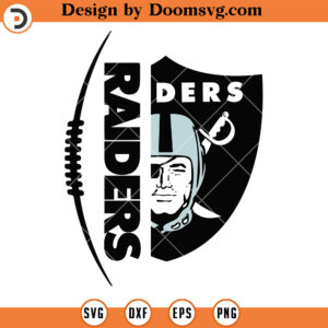 Las Vegas Raiders SVG, Raiders Ball Logo Football Stitches SVG, NFL Football Team SVG