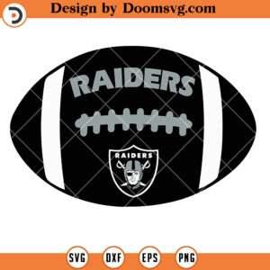 Las Vegas Raiders SVG, Raiders Ball SVG, NFL Football Team SVG Files For Cricut