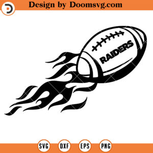 Las Vegas Raiders SVG, Raiders Ball SVG, NFL Football Team SVG Files For Cricut