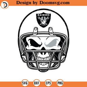 Las Vegas Raiders SVG, Raiders Skull Helmet SVG, NFL Football Team SVG