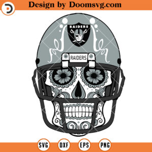 Las Vegas Raiders SVG, Raiders Skull Helmet SVG, NFL Football Team SVG Files For Cricut