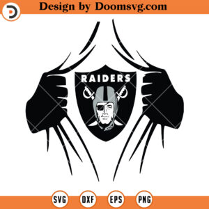 Las Vegas Raiders SVG, Raiders Superhero SVG, NFL Football Team SVG Files For Cricut