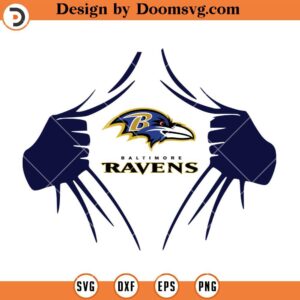 Ravens Superhero SVG, Baltimore Ravens SVG, NFL Football Team SVG Files For Cricut