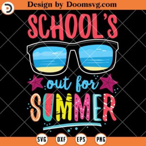 Retro Style Summer SVG, School's Out For Summer SVG