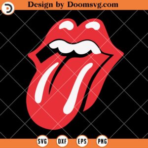 Rolling Stones SVG, Rock n Roll Music Logo, Rock Band SVG