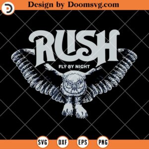 Rush Fly By Night SVG, Rock Band Music SVG