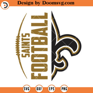 New Orleans Saints SVG, Saints Football Haft Name SVG