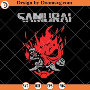 Samurai Japanese Gaming 2077 SVG, Art Gamer Style SVG, SVG Video Games, Gamer SVG