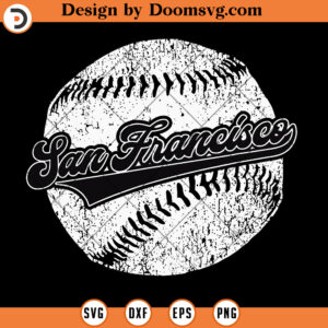 San Francisco Baseball Vintage SVG, San Francisco Fans SVG